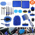26-Piece Car Detailing Kit with Drill Brushes