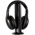 Wireless Over-Ear TV Headphones with RF Transmitter and FM Radio