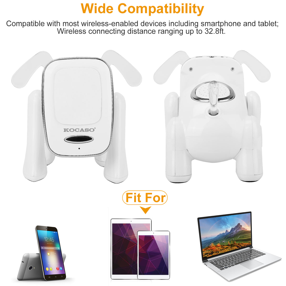 Puppy Dog Wireless Speaker, Mini Portable