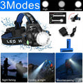Rechargeable Zoom LED Headlamp, 3 Modes