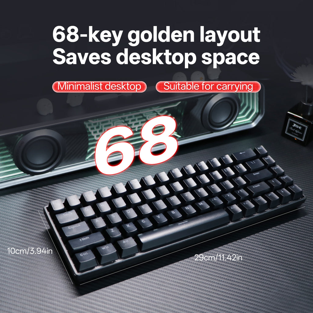 KL61 Mechanical Keyboard, 61-Key Compact
