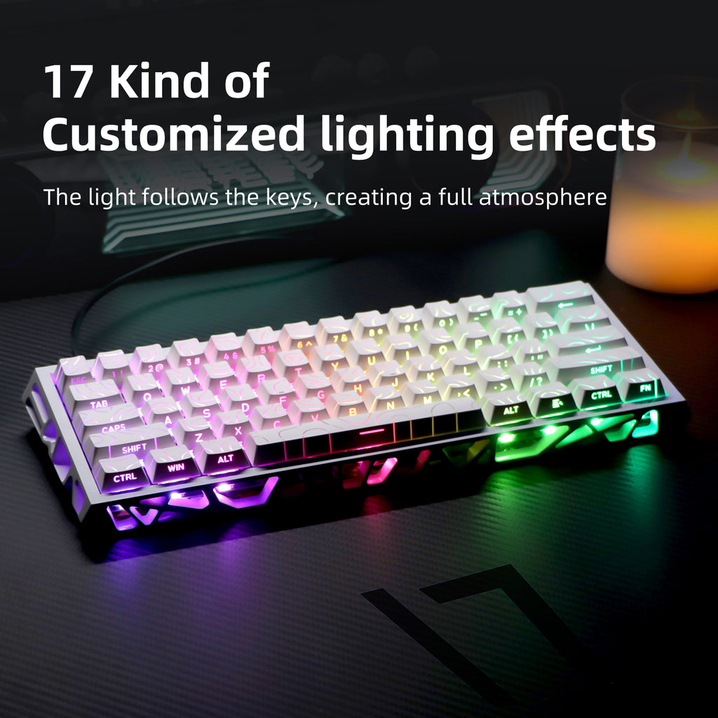 NC61 Magnetic-Switch Mechanical Keyboard, 61-Key
